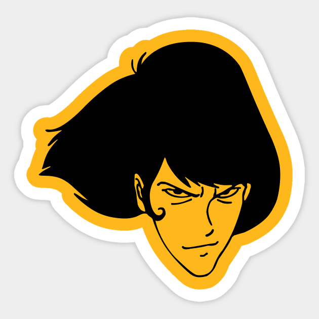 Gaemon Lupin The Third Sticker by SaverioOste